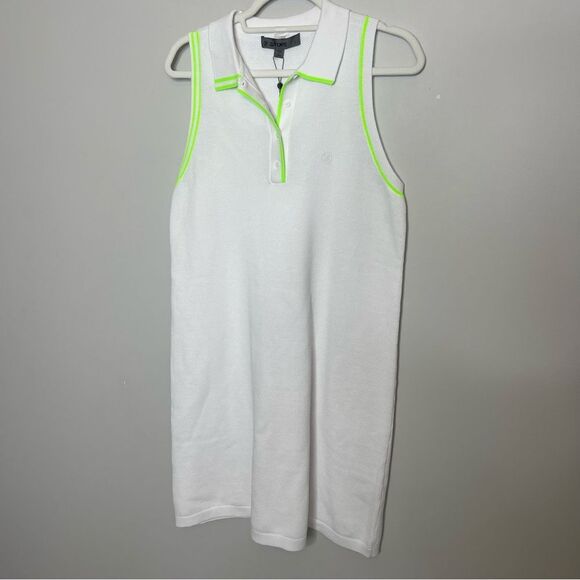 G/FORE Womens Cotton Pique SL Polo Dress NWT Large - Picture 6 of 11